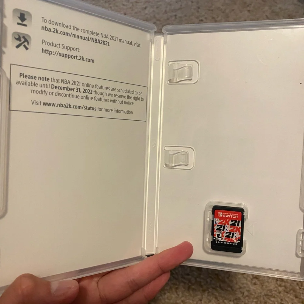Nintendo Switch NBA 2k21 Game NWOT